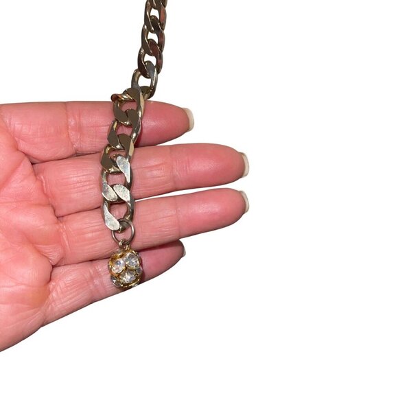 Vintage Womens Waist Belt One Size Leather Gold Chain Casual main image 10